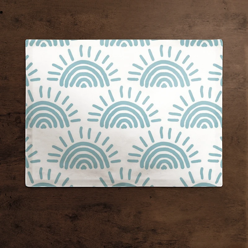 Sun Pattern Cotton Twill Placemat