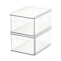 Clear Stackable Storage Drawer by Simply Tidy®