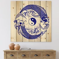 Designart - Chinoiserie Koi Fish II