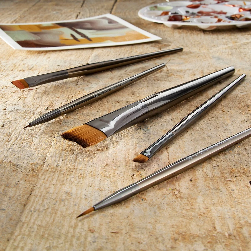 12 Packs: 5 ct. (60 total) Zen™ Series 73 All Media Premium Brush Set