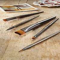 12 Packs: 5 ct. (60 total) Zen™ Series 73 All Media Premium Brush Set