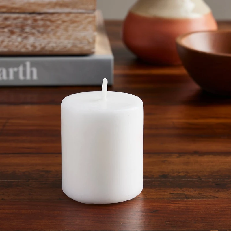 Ashland® Mini Pillar Candle, Fresh Linen
