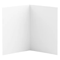 JAM Paper A7 White Blank Foldover Cards with Panel