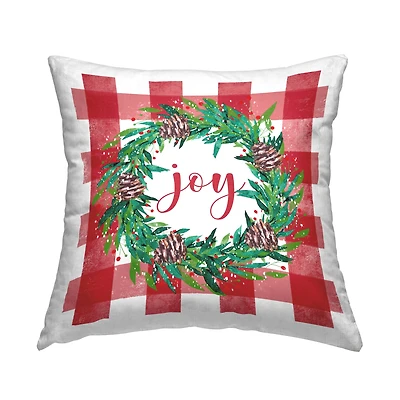 Stupell Industries Holiday Joy Throw Pillow