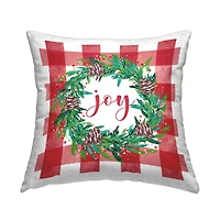 Stupell Industries Holiday Joy Throw Pillow