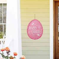 Glitzhome® 24" Easter Metal Egg Yard Stake