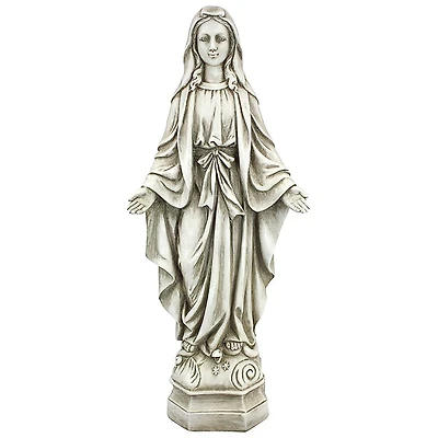 Design Toscano 19.5" Madonna of Notre Dame Garden Statue