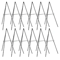 12 Pack: 63" Black Display Floor Easel by Artist's Loft™