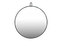 23.5" Round Metal Framed Wall Mirror with Hanger