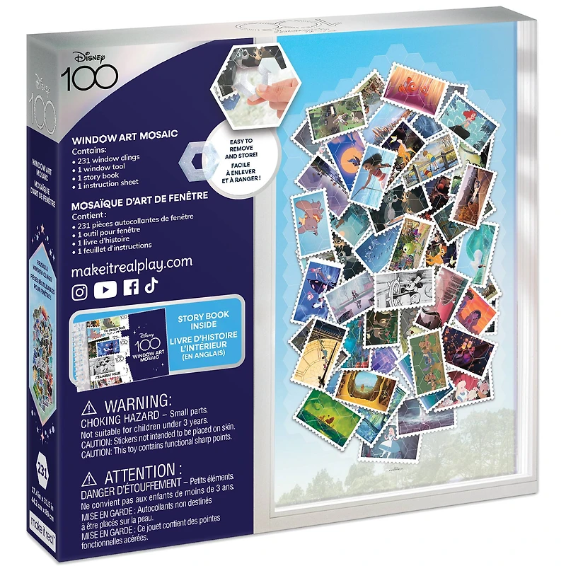 Make It Real™ Disney® 100 Year Anniversary Window Art Mosaic Kit