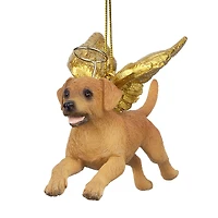 Design Toscano Honor the Pooch Golden Retriever Holiday Dog Angel Ornament