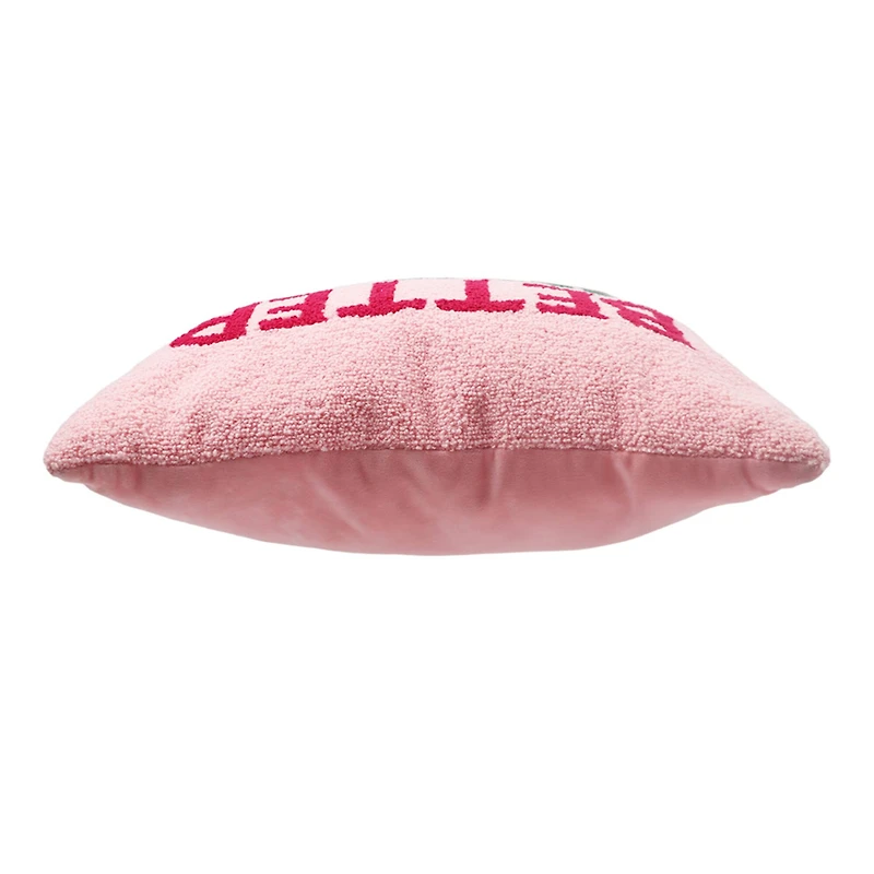 16" Pink Better Not Pout Throw Pillow by Ashland®