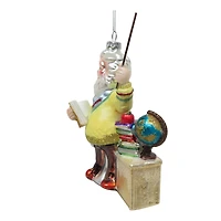 5.25" Teacher Santa Glass Ornament by Ashland®