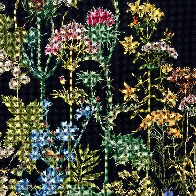 Thea Gouverneur Herb Panel Cross Stitch Kit