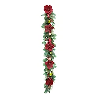 6ft. Burgundy Magnolia Garland by Ashland®
