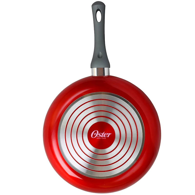 Oster Herscher 12" Translucent Red Frying Pan