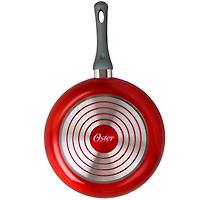 Oster Herscher 12" Translucent Red Frying Pan