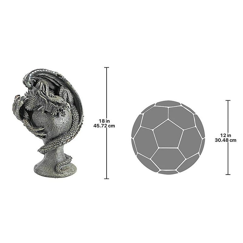 Design Toscano 18" Mystic Dragon Avenger Statue