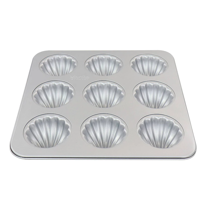 Martha Stewart 11" 9-Cup Carbon Steel Madeline Pan