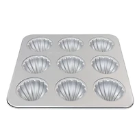 Martha Stewart 11" 9-Cup Carbon Steel Madeline Pan