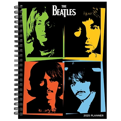 TF Publishing 2025 Medium The Beatles Weekly Monthly Spiral Planner