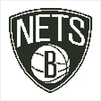 Camelot® Dots Intermediate NBA Brooklyn Nets Diamond Painting Kit
