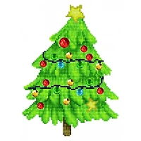 Diamond Dotz® Merry Christmas Tree Diamond Box Painting Kit