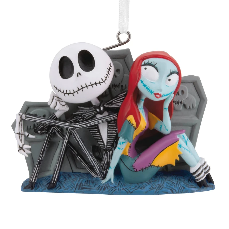 Hallmark DIsney® The Nightmare Before Christmas 3" Jack & Sally with Tombstones Ornament