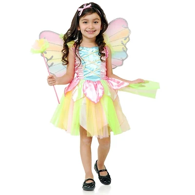 Rainbow Princess Fairy Child Costume