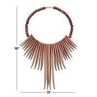 Brown Wood Bohemian Wall Decor, 13" x 13" x 3"