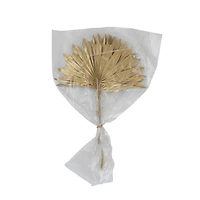 Gold Finish Dried Natural Sun Cut Palm Bunch