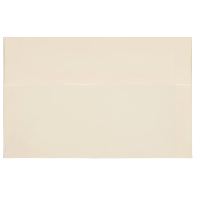 JAM Paper A9 Ivory & Ivory Foil Lined Invitation Envelopes