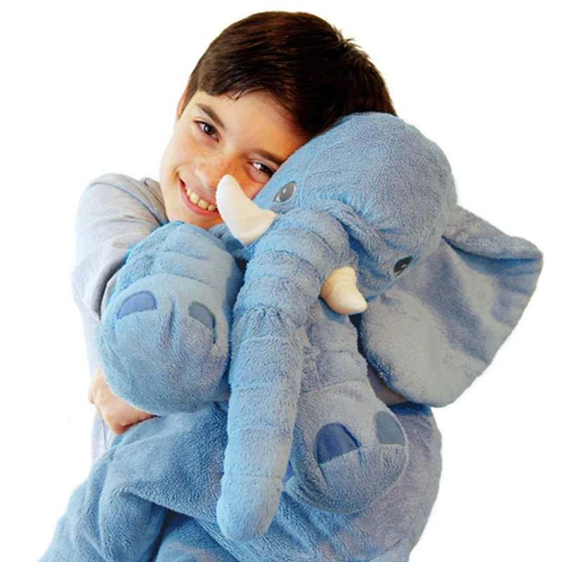 Toy Time Blue Stuffed Elephant Plush Friend