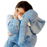 Toy Time Blue Stuffed Elephant Plush Friend
