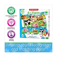 My First Puzzles - 4 In A Box - Farm: 20 Pcs