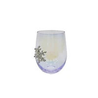 17.5oz. Snowflake Glass Drinkware by Ashland