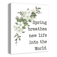 Spring Breathes New Life Canvas Art