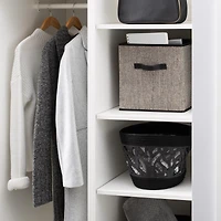 Simplify Black Collapsible Storage Cube