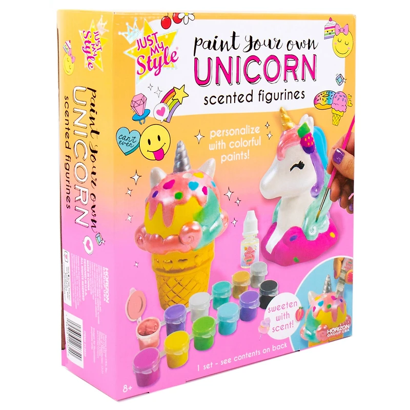 Just My Style® Paint Your Own Scented Unicorn Figurines
