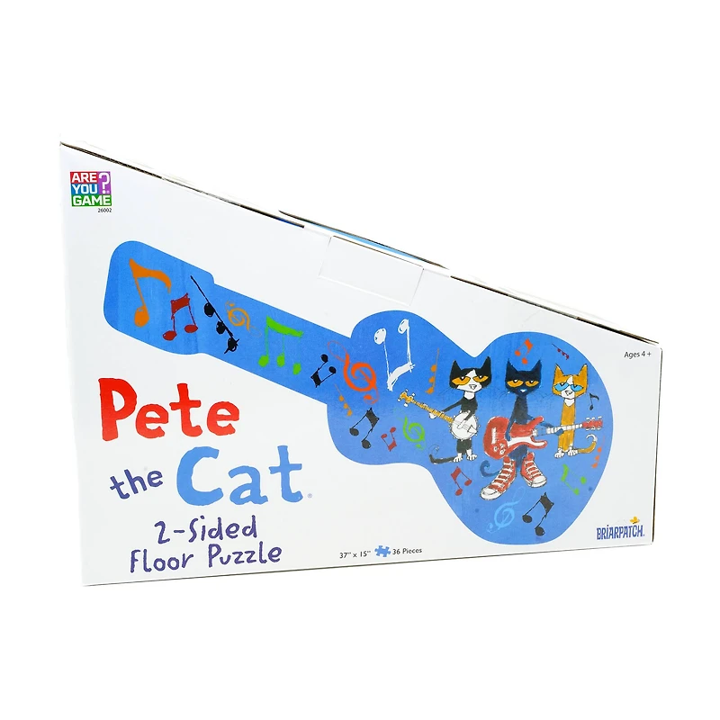 Pete the Cat 2-Sided Floor Puzzle Suitcase: 36 Pcs