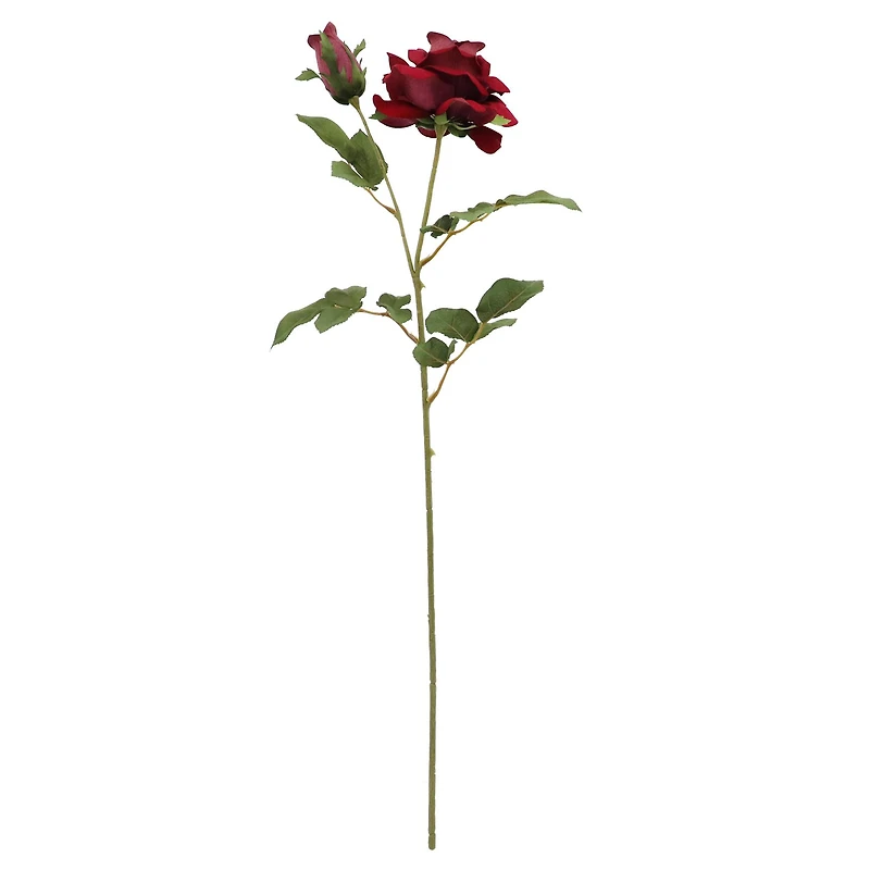 Burgundy Velvet Rose Stem by Ashland®