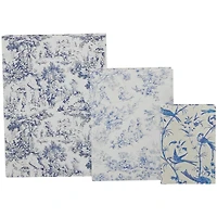 Nature & Foliage Canvas Faux Book Box Set