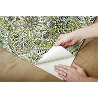 RoomMates Swept Away Green Peel & Stick Wallpaper