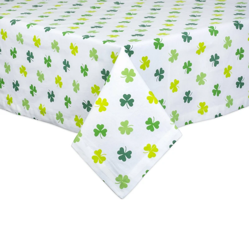 DII® 84" Shamrock Shake Print Tablecloth