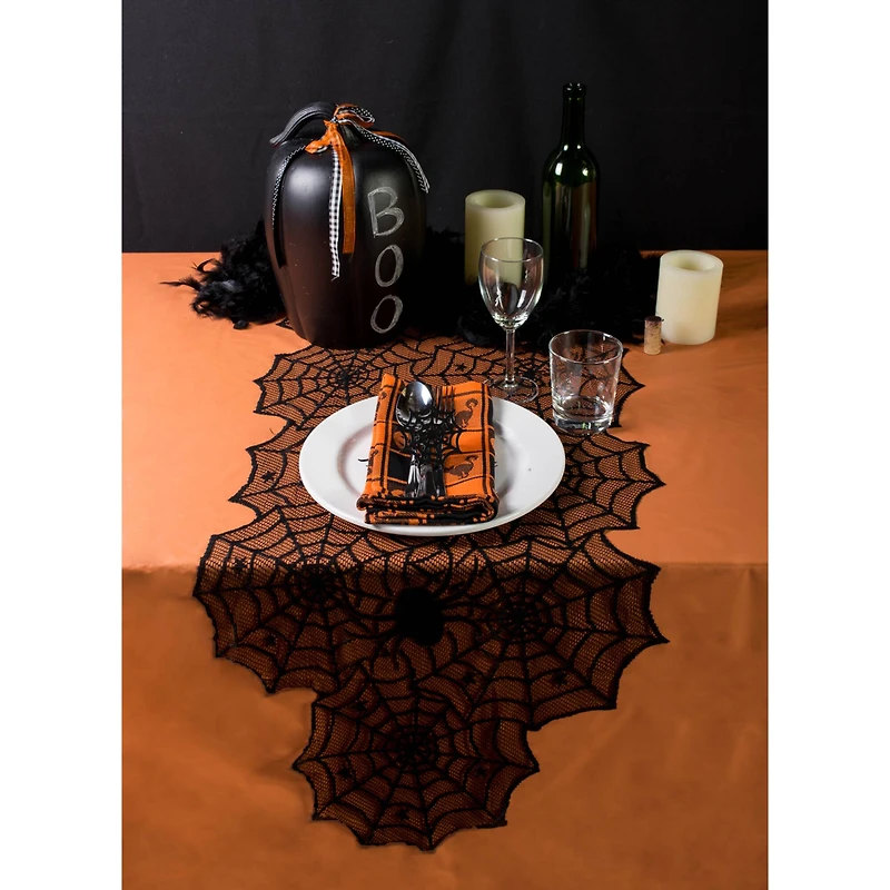 DII® 72" Halloween Lace Table Runner