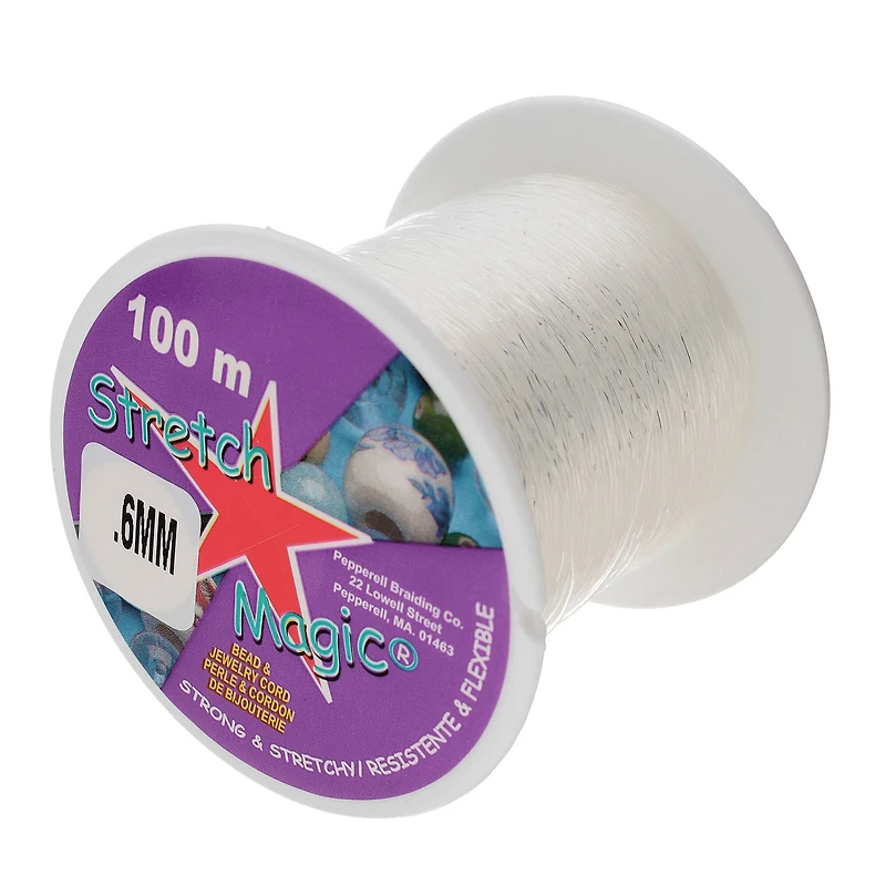 Stretch Magic® 0.6mm Clear Bead & Jewelry Cord