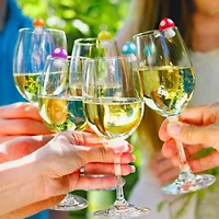 Genuine Fred® Tiny Toadstools™ Rainbow Drink Charms