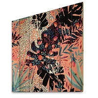 Designart - Tropical Floral Patchwork II