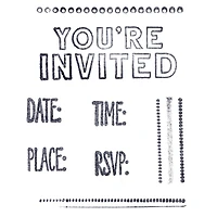 You're Invited Wood Stamp Set by Recollections™