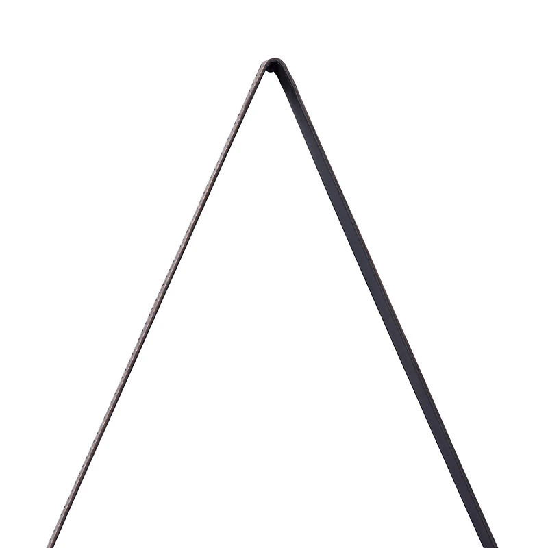 33" Gold Modern Metal Wall Mirror